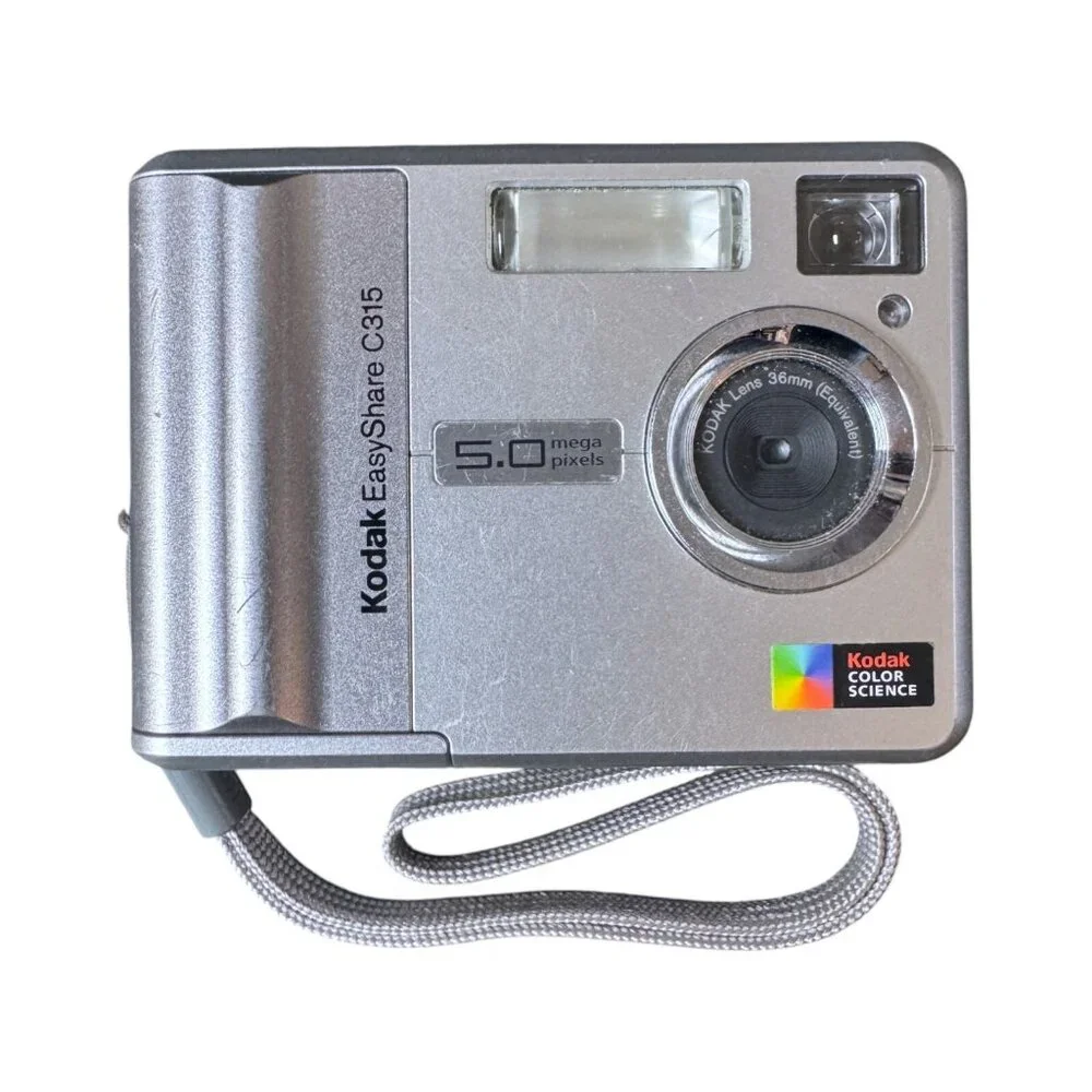 Kodak EasyShare C315 5.0MP Digital Camera Tested Works Incl Software SD Card‎